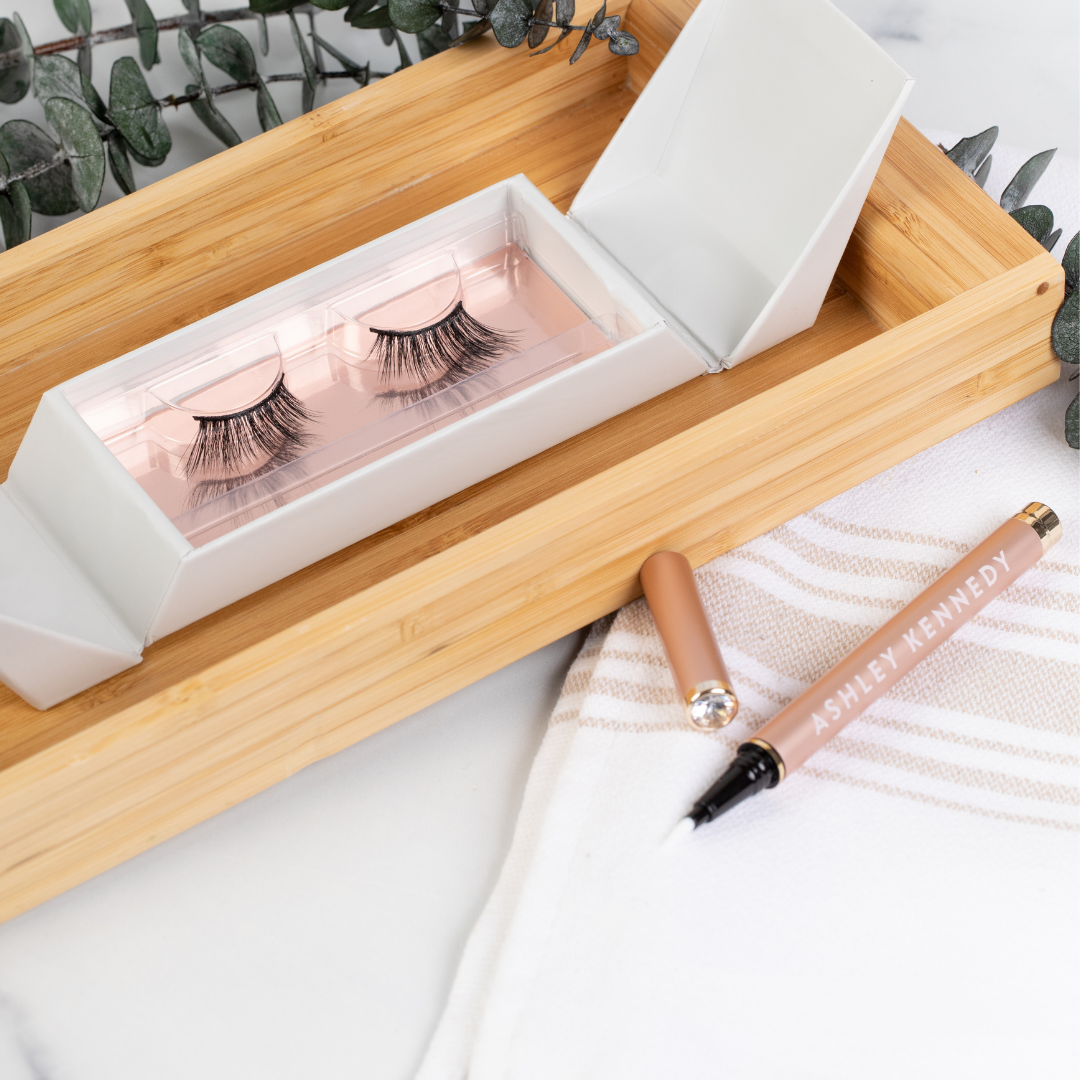 Palm Springs Luxury Half Lash and Lash Adhesive Pen by Ashley Kennedy. 
